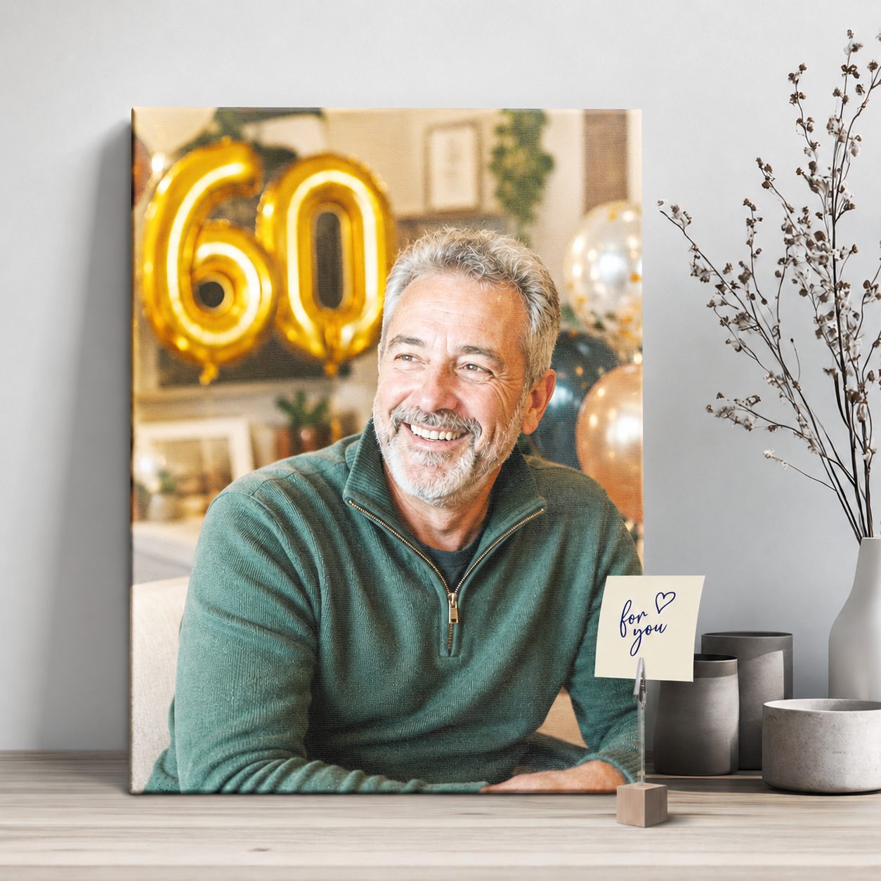 Foto auf Leinwand zum 60. Geburtstag