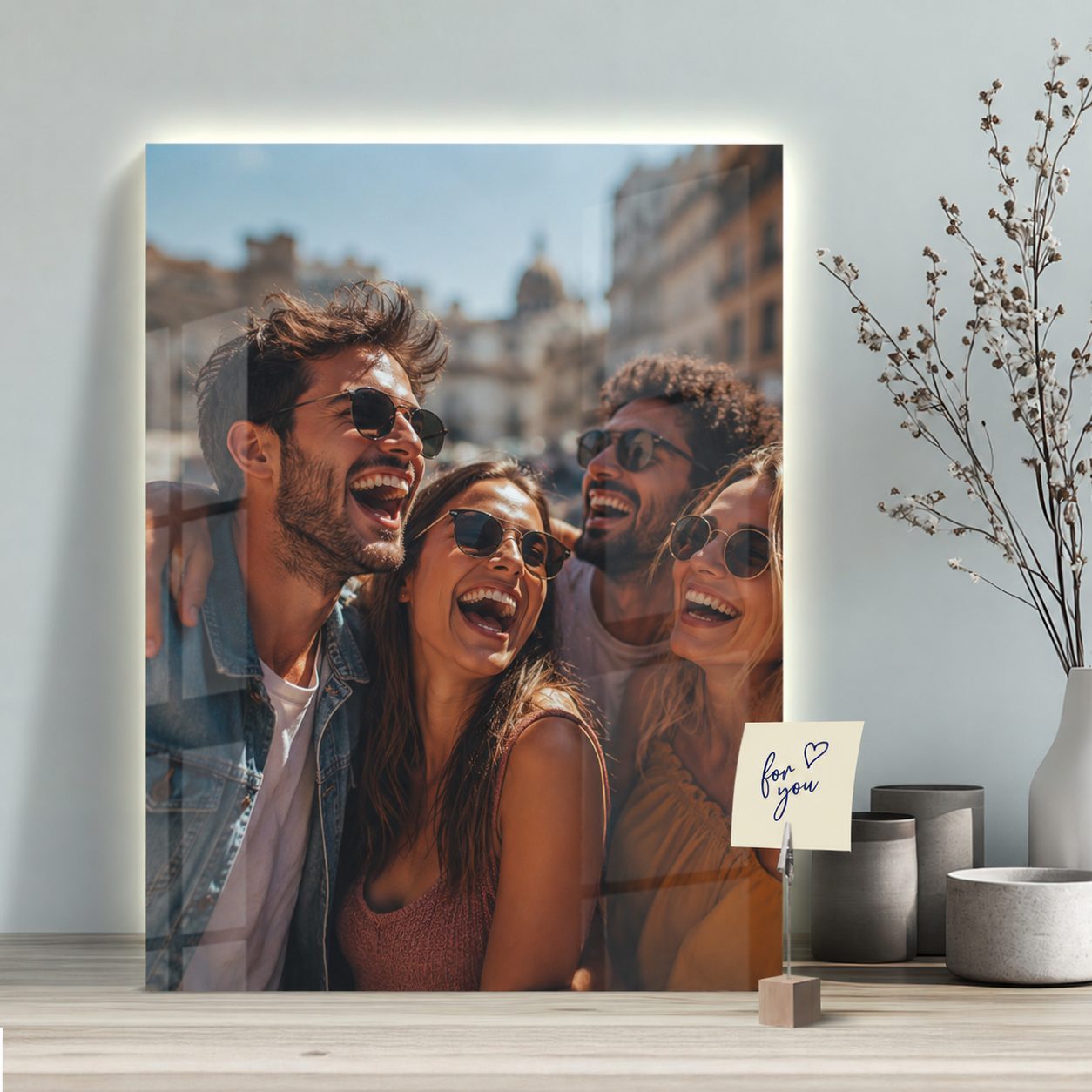 Danke Geschenk als Foto auf Acrylglas