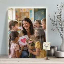 Acrylglasfoto für Erzieherin zum Kita-Abschied