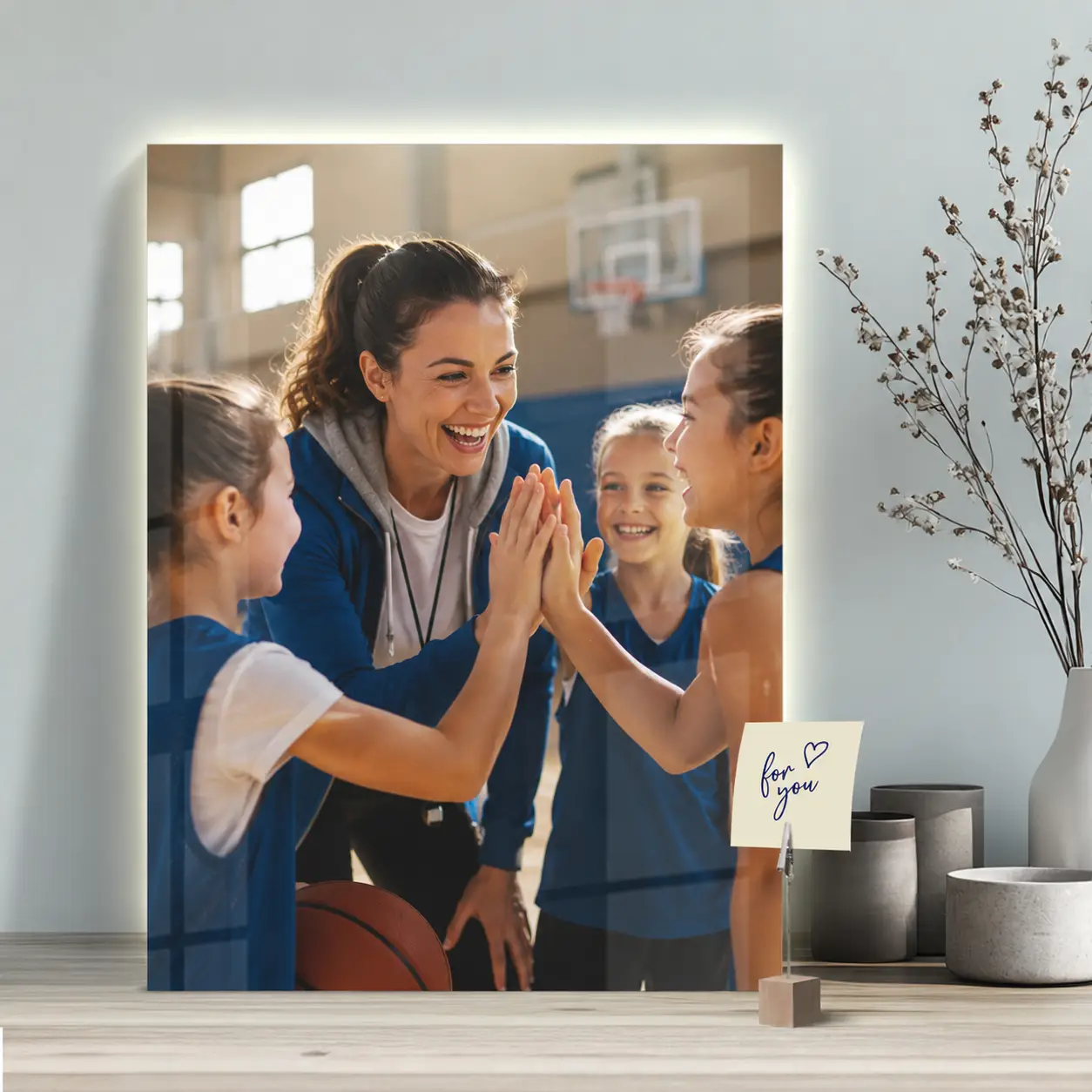 Danke Geschenk als Foto auf Acrylglas