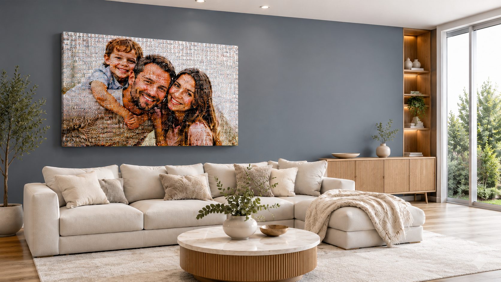 fotomoaik auf leinwand banner 4