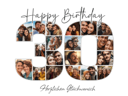 happy dekade 30 collage