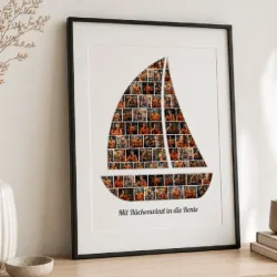 Fotocollage als persönliches Abschiedsgeschenk