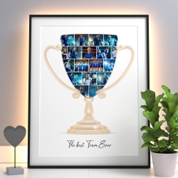 Sport Fotocollage als Geschenk für Mannschaft, Trainer und Verein
